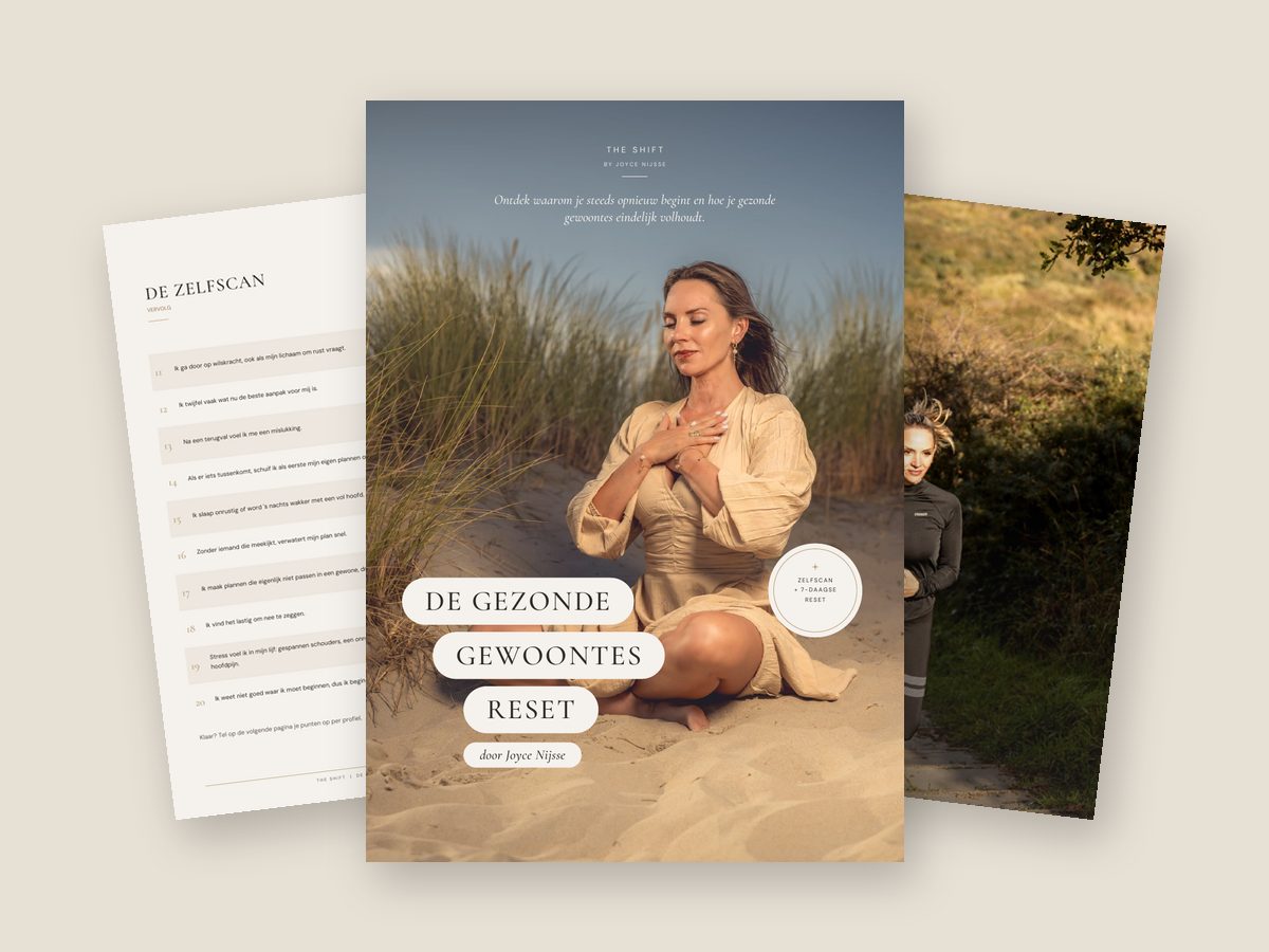 Het werkboek De Gezonde Gewoontes Reset